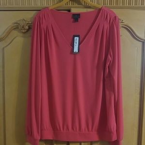 Worthington lomg sleeve blouse